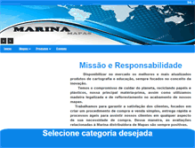 Tablet Screenshot of marinamapas.com.br